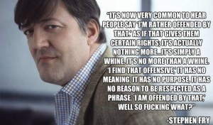 Stephen Fry Twitter offence police